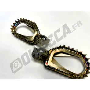 CALES PIEDS INOX TM MOTO 85/125+