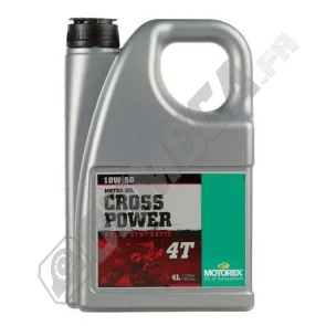 Huile moteur MOTOREX Cross Power 4T 10W50 4L