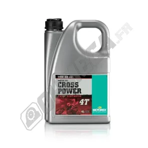 Huile moteur MOTOREX Cross Power 4T 10W60 4L