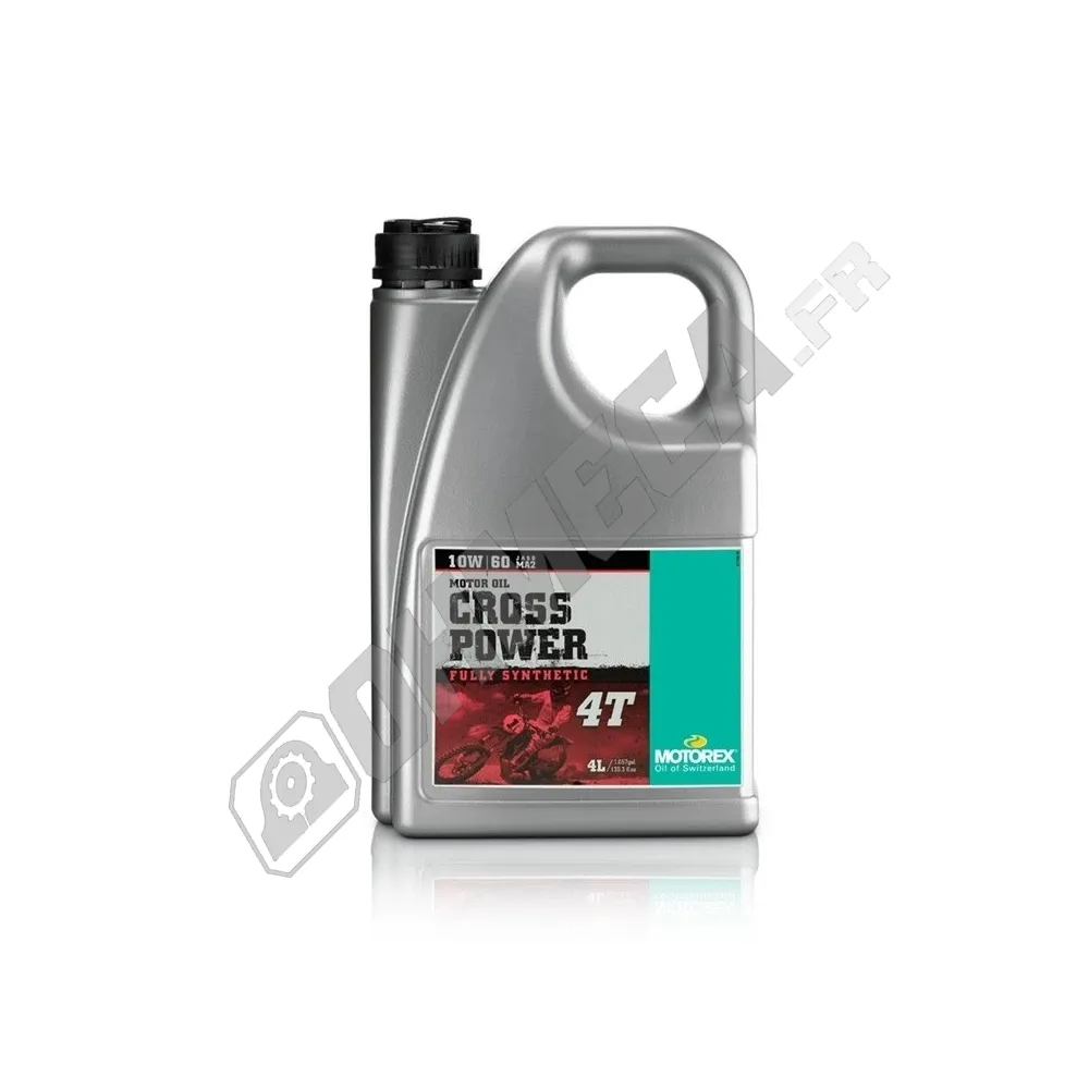 Huile moteur MOTOREX Cross Power 4T 10W60 4L Huile moteur MOTOREX Cross Power 4T 10W60 4L