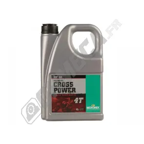 Huile moteur MOTOREX Cross Power 4T - 5W40 4L