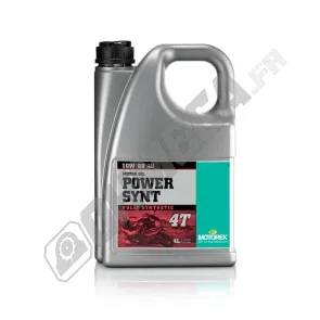 Huile moteur MOTOREX Power Synt 4T - 10W60 4L