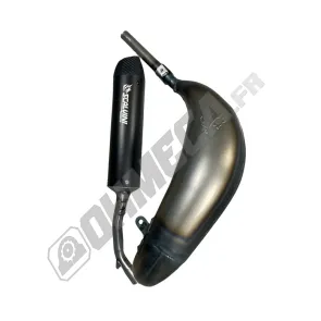 LIGNE D ECHAPPEMENT SCALVINI RACING TM MOTO 85 MX 2STROKE EXHAUST LOW MID MADE IN ITALY CORPS SILENCIEUX POT DETENTE