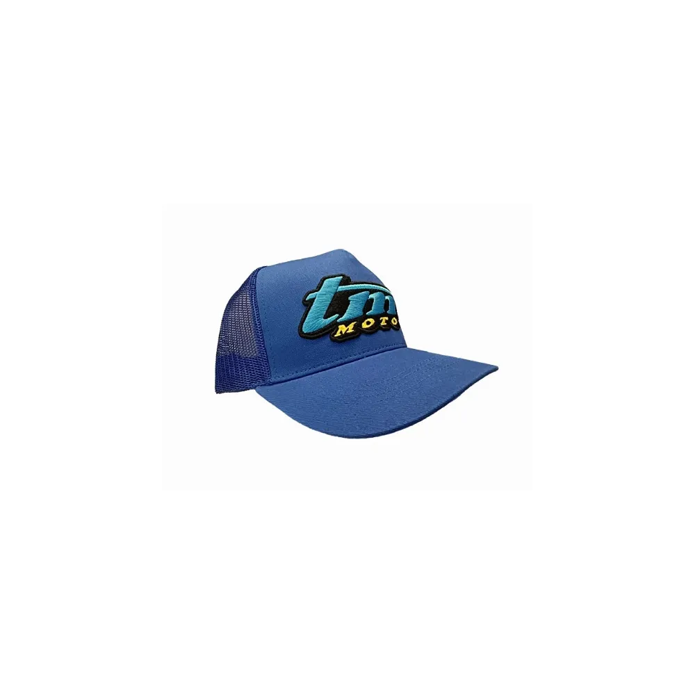 CASQUETTE BASEBALL TM MOTO BLEUE UNISEX AVEC FILET CAP TM MOTO 2026 BLUE OPEN REAR