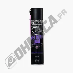 Lubrifiant chaîne MUC-OFF Wet Chain Lube - 400ml GRAISSE A CHAINE CHAIN LUBE