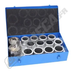 OUTIL DE MONTAGE JOINT DE FOURCHE Ø 35/36/38/39/41/43/45/46/47/48/49/50 (COFFRET 14 PIECES) -P2R- 3700948111291