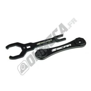 Clé de bouchon de fourche double SCAR Ø49mm/8 pans - fourches KYB SCFK 1052204