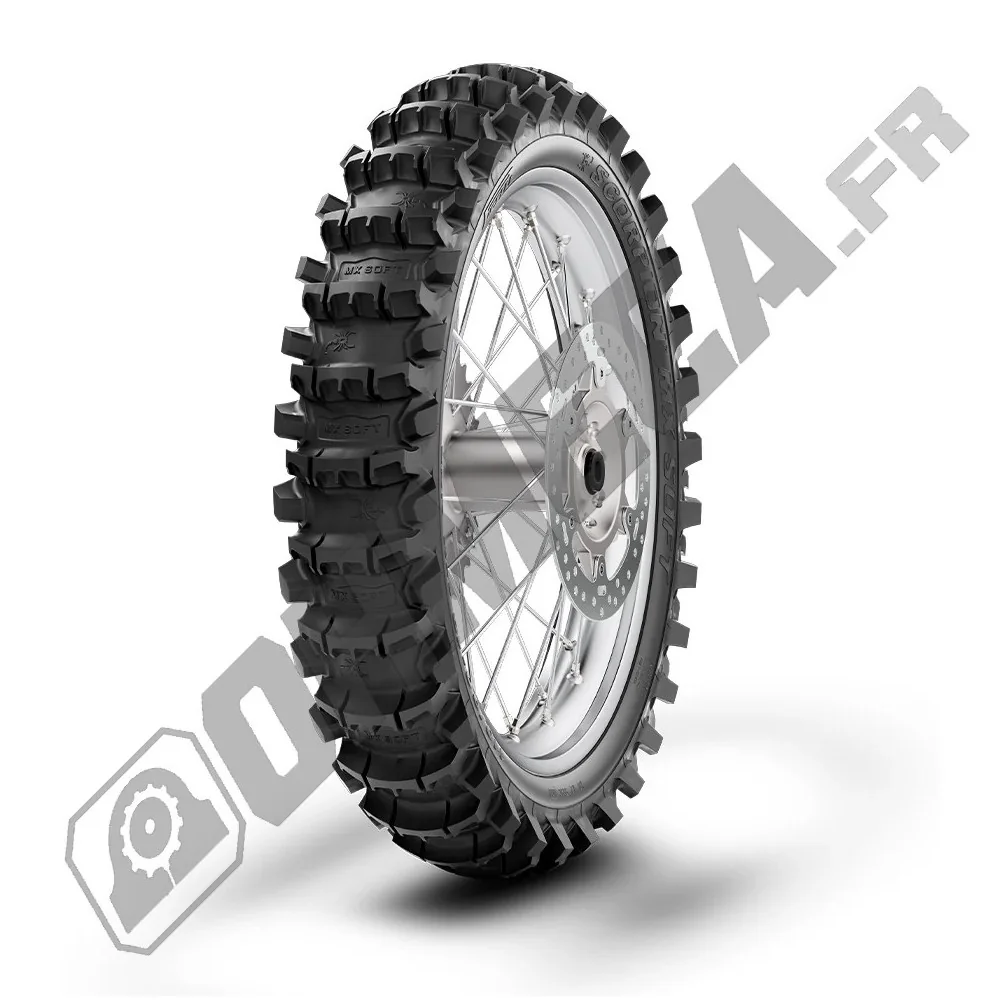 PNEUMATIQUE PIRELLI 90/100-16 MX SOFT (SABLE)