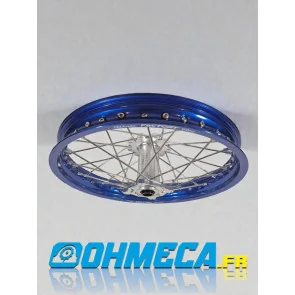 PAIRE DE ROUES TM MX EN 125 BLEU ET GRIS FACTORY WHEELS CERCLAGE WORKS FACTORY RIM