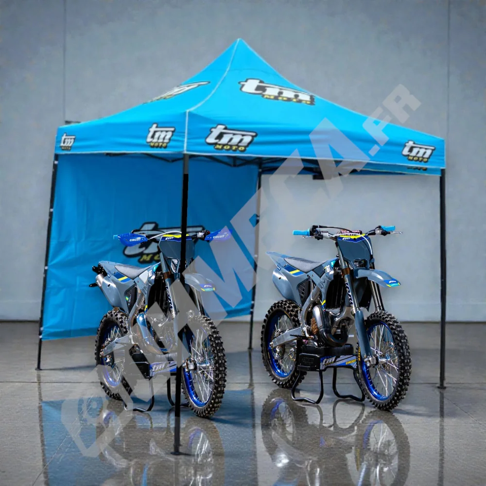 TONNELLE TM MOTO 3X3 AVEC 1 MUR