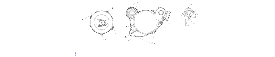 VIS COUVERCLE MOTEUR 2T-MX-85-JUNIOR 2026