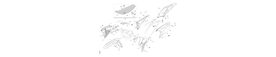 PLASTIQUES ET SELLE 2T-EN-125-FI-ES- 2026
