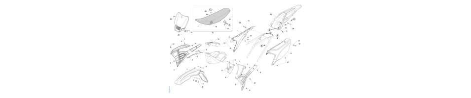 PLASTIQUES ET SELLE4T-MX-250-FI-ES 2025