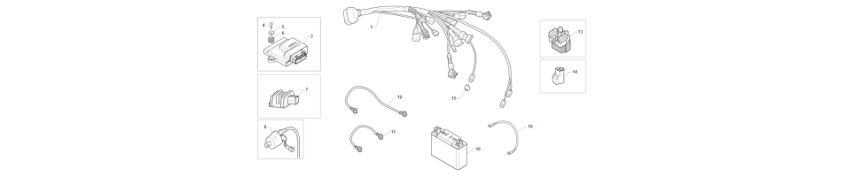 FAISCEAU POUR DEMARREURMX-250Fi-4T 2021