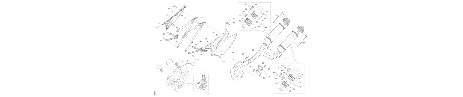 ECHAPPEMENT TWIN SMXSMR-530Fi-4T 2021