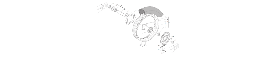 ROUE ARRIERESMX-85-JUNIOR 2020