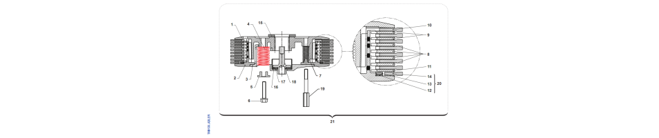 EMBRAYAGE ADLERSMK-450Fi-4T 2020