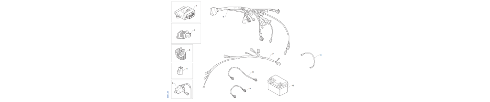 FAISCEAU ELECTRIQUE DEMARREURSMX-450Fi-4T 2019