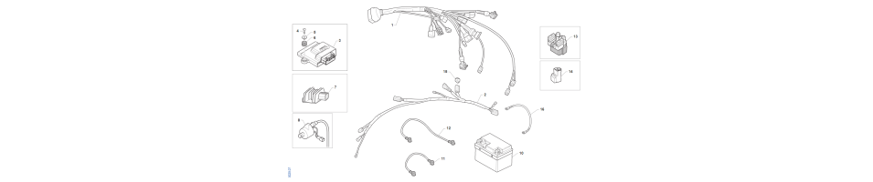 FAISCEAU POUR DEMARREURSMX-250Fi-4T-TWIN 2018